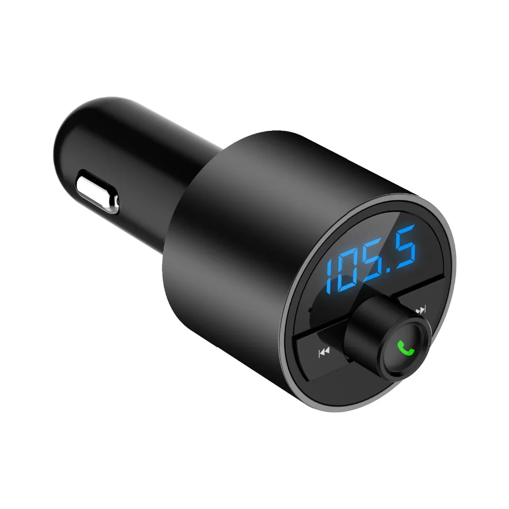 LCAV BT56 беспроводной fm передатчик для радиостанции bluetooth адаптер двойной QC 3 0 usb