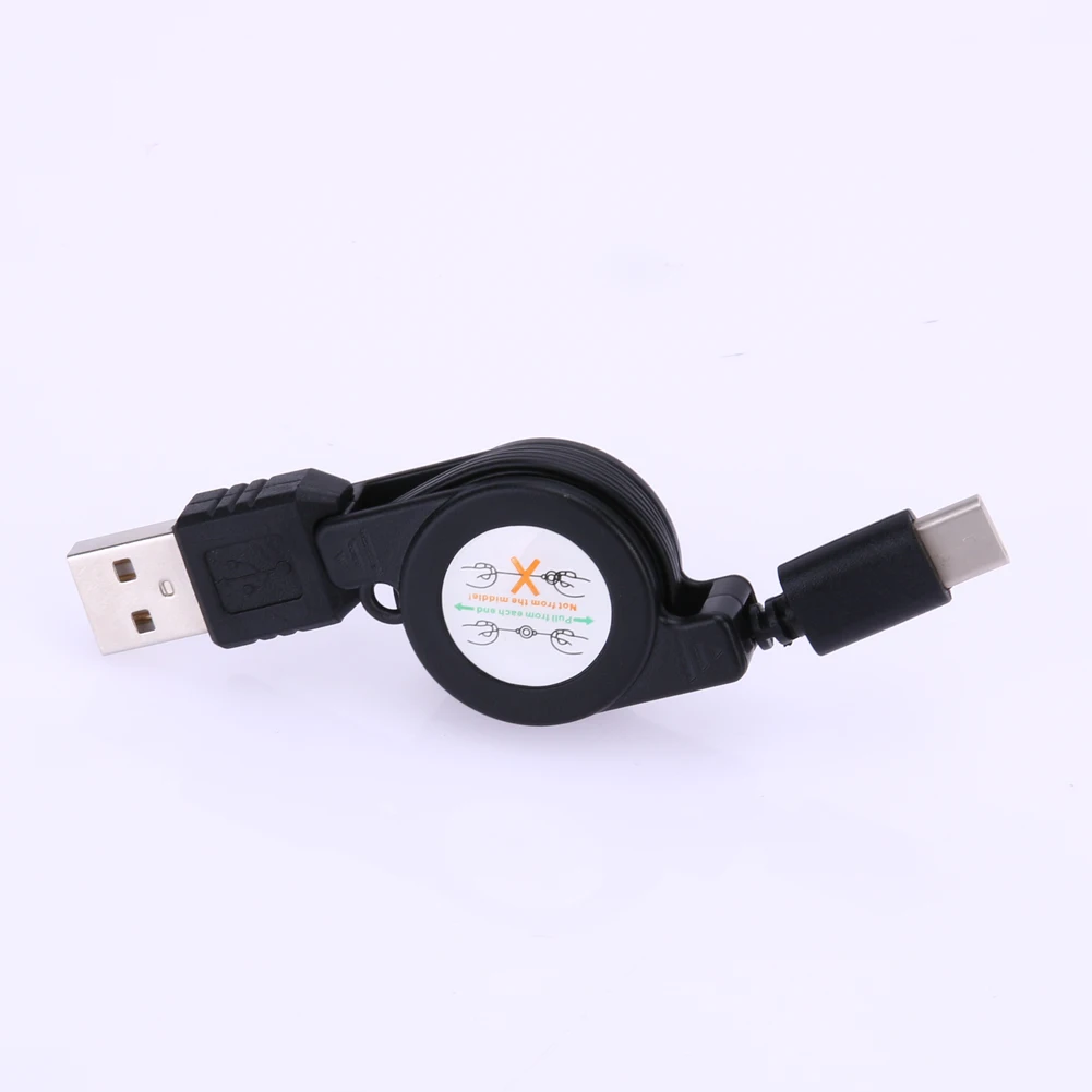 Выдвижной usb-кабель Type-C USB-C зарядный шнур кабель для синхронизации и передачи