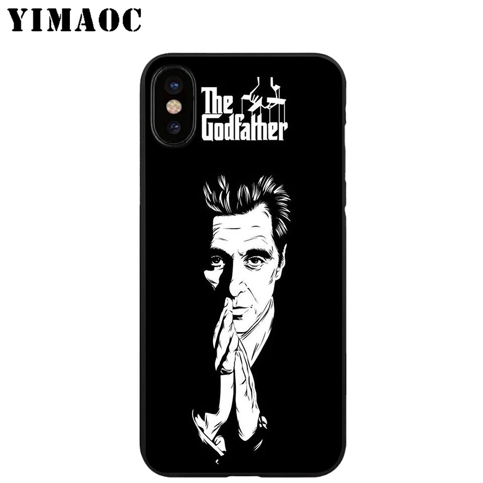 YIMAOC Мягкий ТПУ Черный силиконовый чехол для iPhone X или 10 8 7 6 6S Plus 5 5S SE Xr Xs Max |