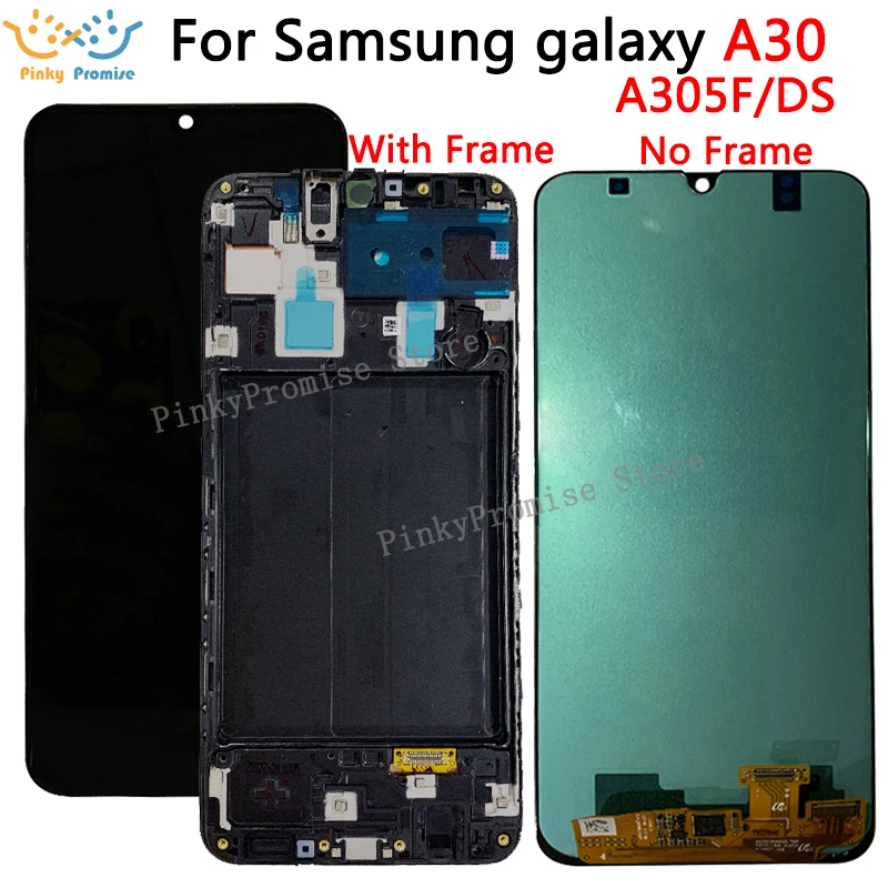 Дигитайзер сенсорного экрана в сборе для Samsung galaxy A30 A305/DS A305F A305FD A305A|Экраны
