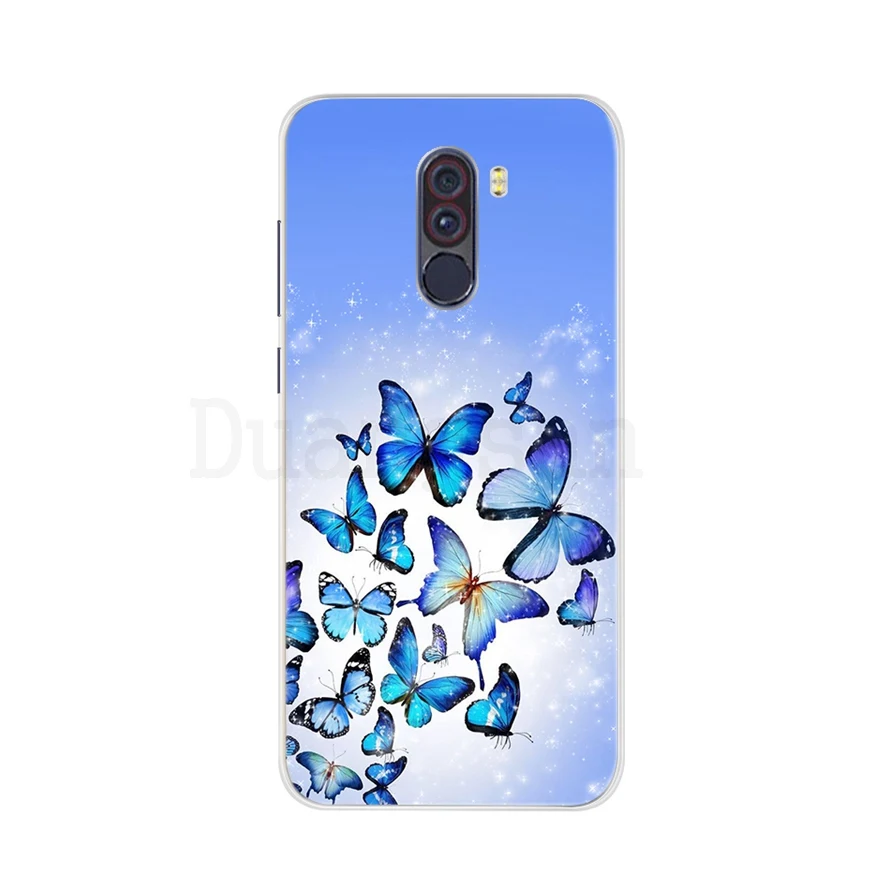Fashion Design Cases For Xiaomi Pocophone F1 Silicon 3d Painted Animal Soft TPU Back Cover MI global 6.18' |
