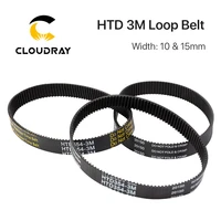 cloudray htd 3m closed loop belt rubber timing belt various transmission for co2 laser engraving cutting machine 3d printer