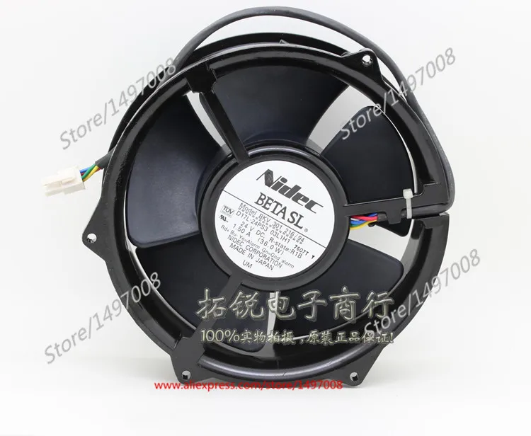 Nidec BKV 301 216/94 DC 24V 1.50A 170x170x50 мм вентилятор охлаждения сервера|square fan|server fandc 24v fan |