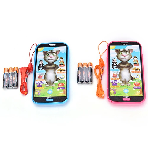 1 шт. Детский развивающий игрушечный симулятор с сенсорным экраном|baby phone toy|music