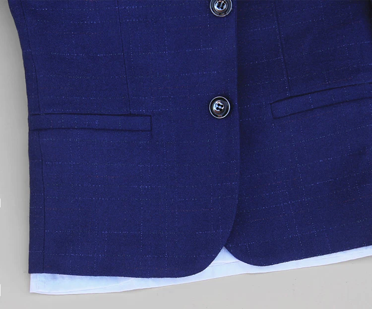 Комплект из 3 предметов для школьников жилет + брюки блейзер мальчиков формальный