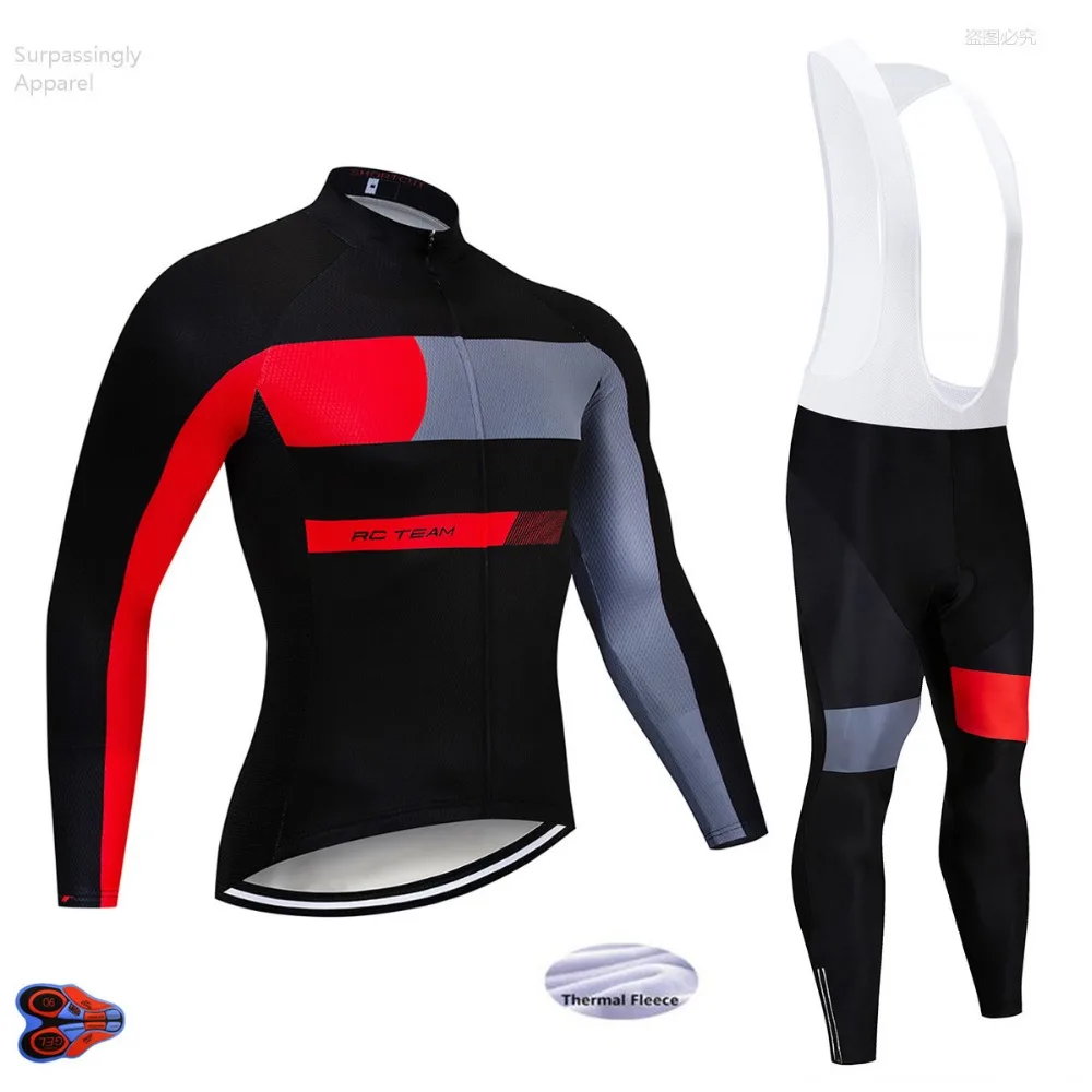 2018 Pro UCI World Team Cycling Clothing Winter Thermal Fleece Men's Jerseys MTB Bike Maillot Ropa Ciclismo Sportswear | Спорт и