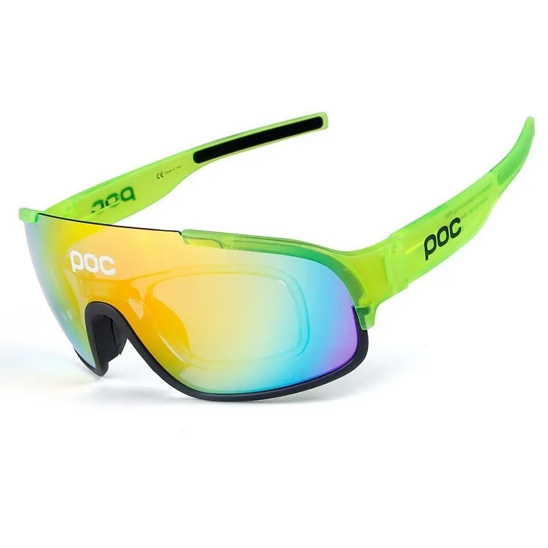 6 Мужские и женские спортивные очки POC, солнцезащитные очки Oculos Occhiali Ciclismo, солнцезащитные очки для рыбалки - Цвет линз: 6
