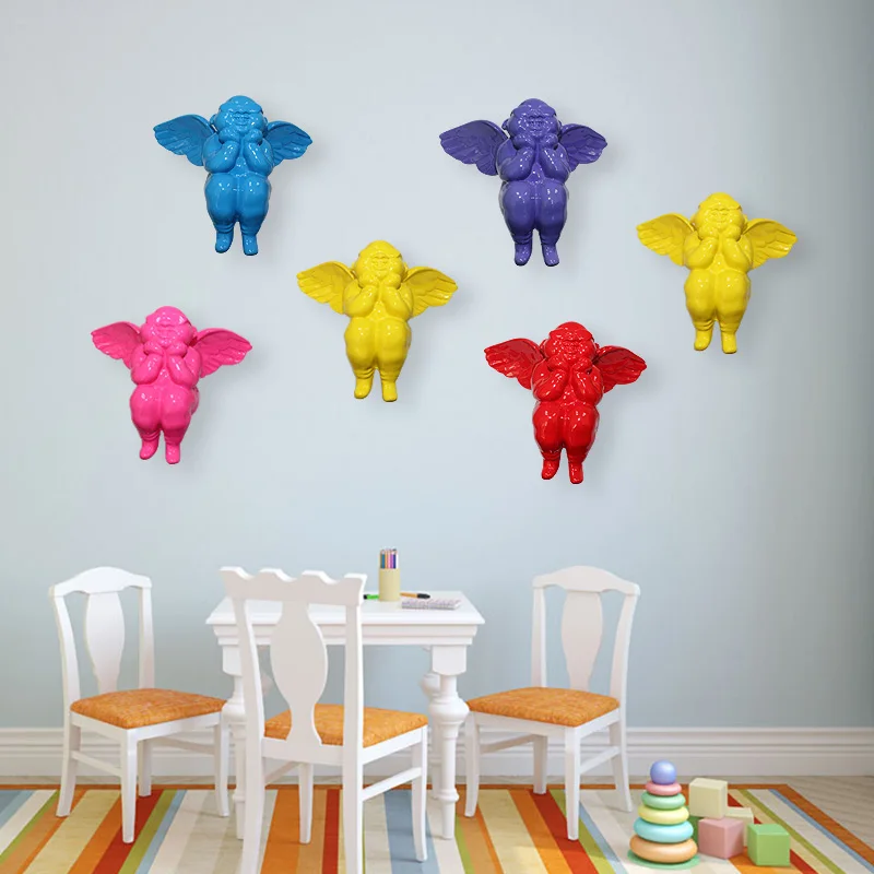 Статуэтки ангела украшения для дома офиса стильной гостиной комнаты учебы стола