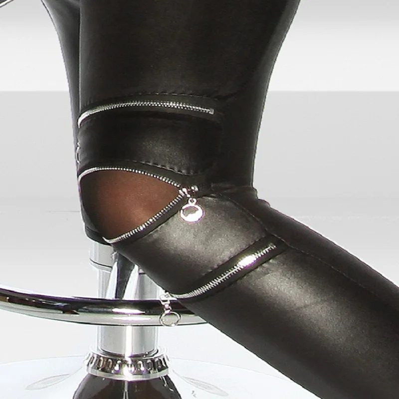 Новинка сексуальные женские штаны искусственная кожа стрейч обтягивающие на