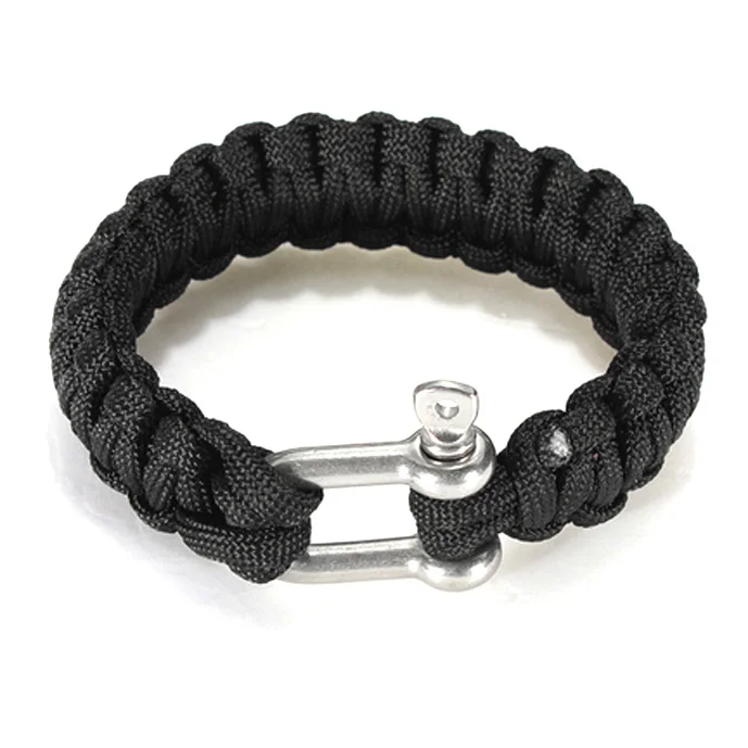 Самоспасательный регулируемый браслет из Паракорда 7 нитей плетеный парашютный