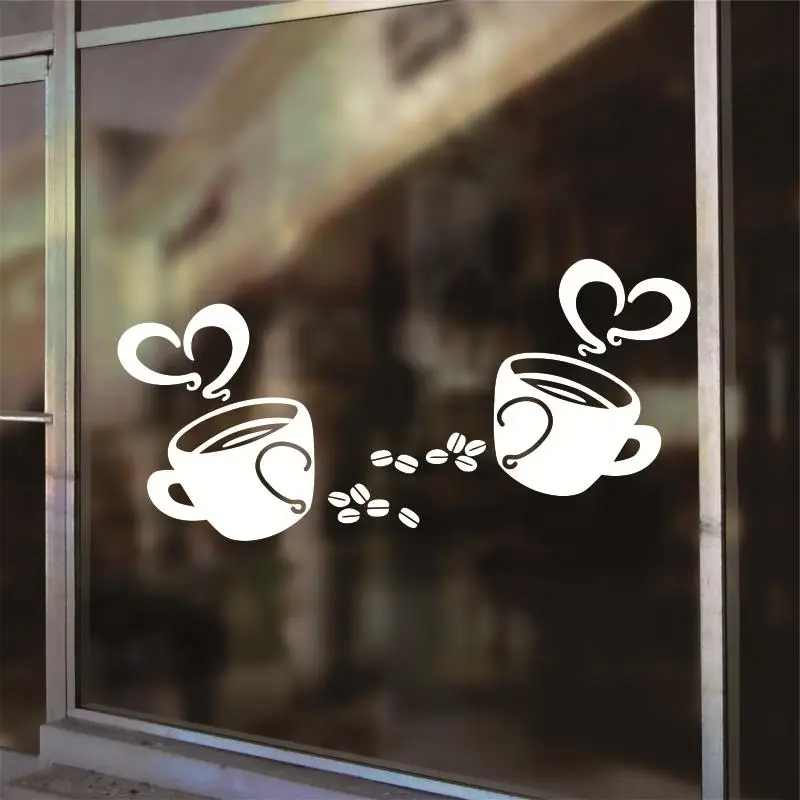 Dctal cafa наклейка на кофейню наклейки настенные украшения для Кафе Декор росписи