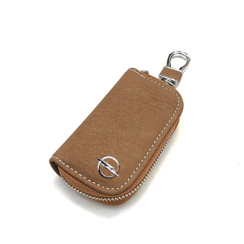 Кожаный чехол для автомобильных ключей Чехол Мужской Женский брелок модный Opel BMW