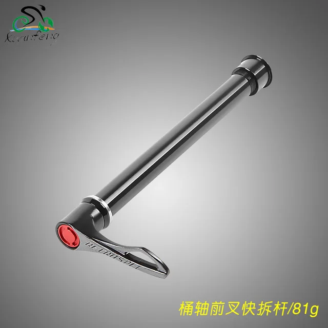 MTB Bicycle Front wheel Aluminum Alloy Thru axle skewers 100x15mm Road Fatbike QR Shaft Lever Mountain Bike Parts | Спорт и