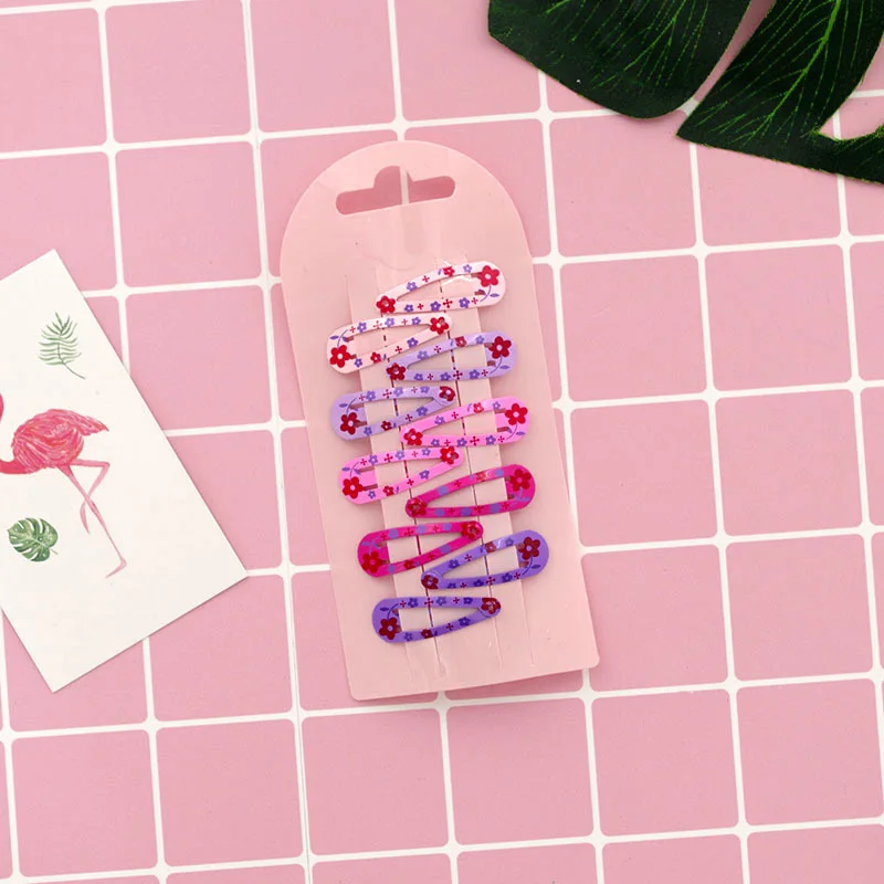 10 шт. разноцветные заколки для волос с бантом девочек Детские аксессуары милые