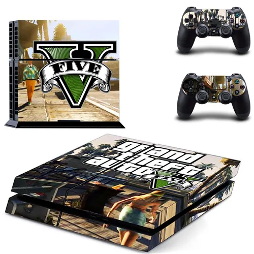 DPTM1572 Grand Theft Auto V GTA 5 наклейка для PS4 виниловая наклейка, стикер для sony Playstation 4 консоль и контроллер наклейка для PS4 наклейка - Цвет: DPTM1572