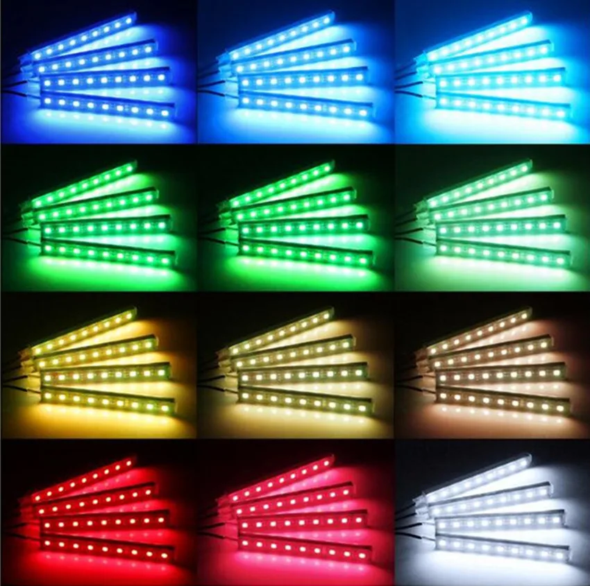 

4pcs Car LED Lights Decorative Atmosphere Lamps for Buick regal excelle encore lacrosse emblem rendezvous regal gs Car Styling