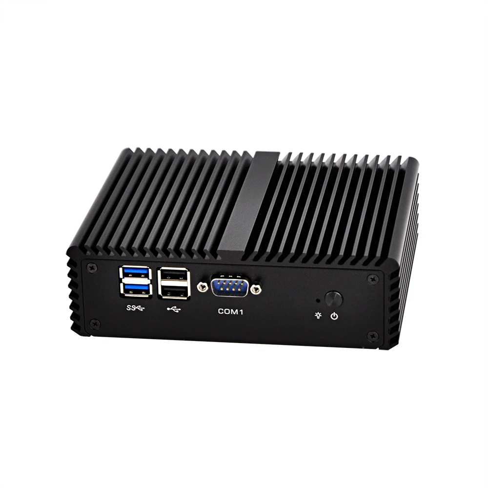 Мини компьютер AES NI 4 RS232 x86 ubuntu Linux Q400P. Межсетевой маршрутизатор безвентиляторный