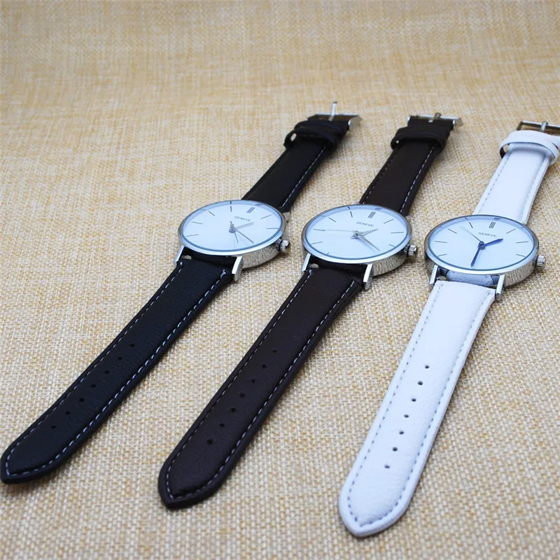 2018 NEW Hot Sale 1pc Women watches Retro Design Leather Band simple design Analog Alloy Quartz Wrist watch women relogio | Наручные часы