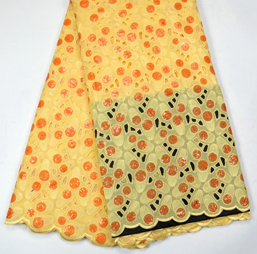 

Latest High Quality Nigeria Design Handcut Double organze lace with Sequins For Nigeria Wedding Organze lace Fabrics