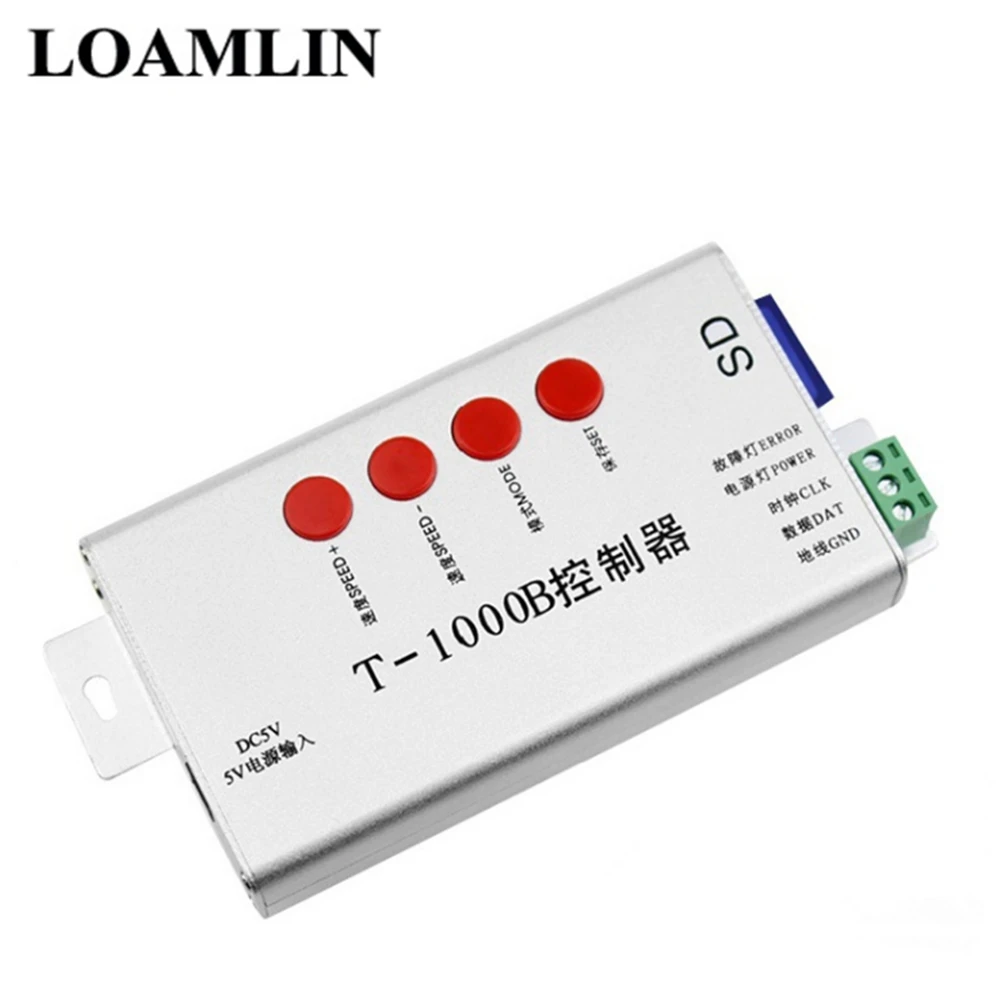 Светодиодная лента пиксели диммер светодиодный RGB контроллер лампочка T1000B WS2801