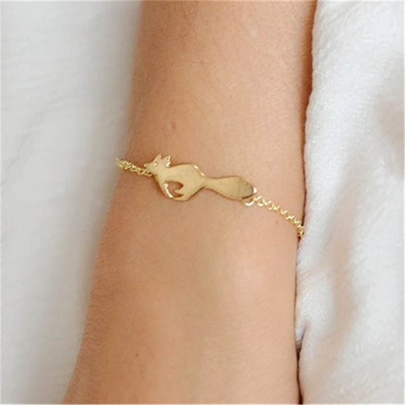 Женский браслет ювелирные изделия милая лиса подарок на день рождения