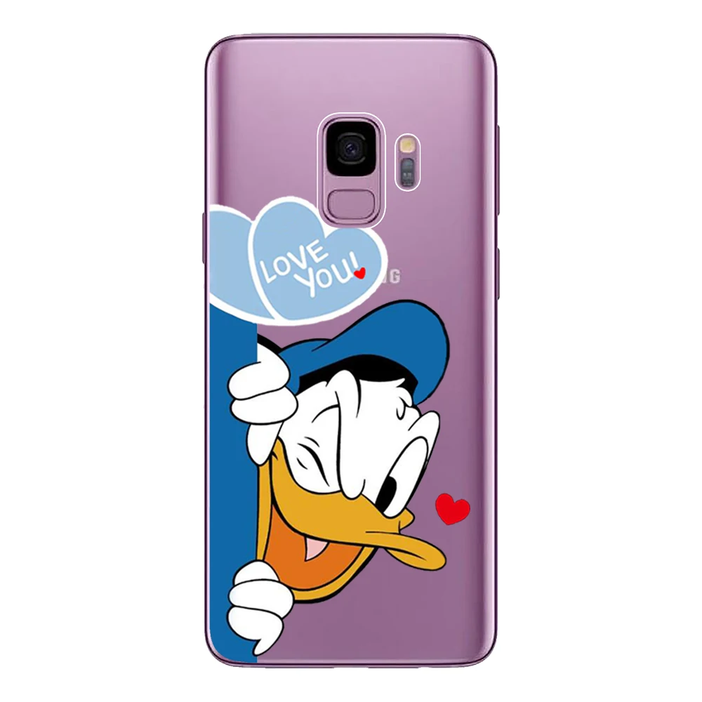 Чехол для samsung Galaxy S7 Edge S8 S9 Plus, мягкий силиконовый чехол из ТПУ с милым Минни Микки, защитный чехол для телефона - Цвет: 406