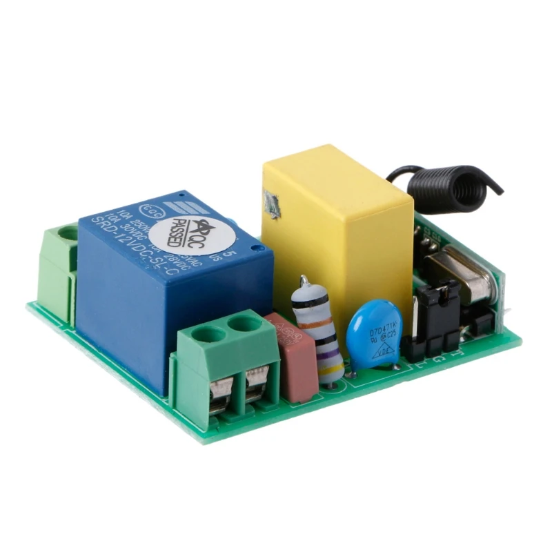 AC 220V 10A 1CH RF 315MHz беспроводной пульт дистанционного управления приемник+ передатчик Комплект