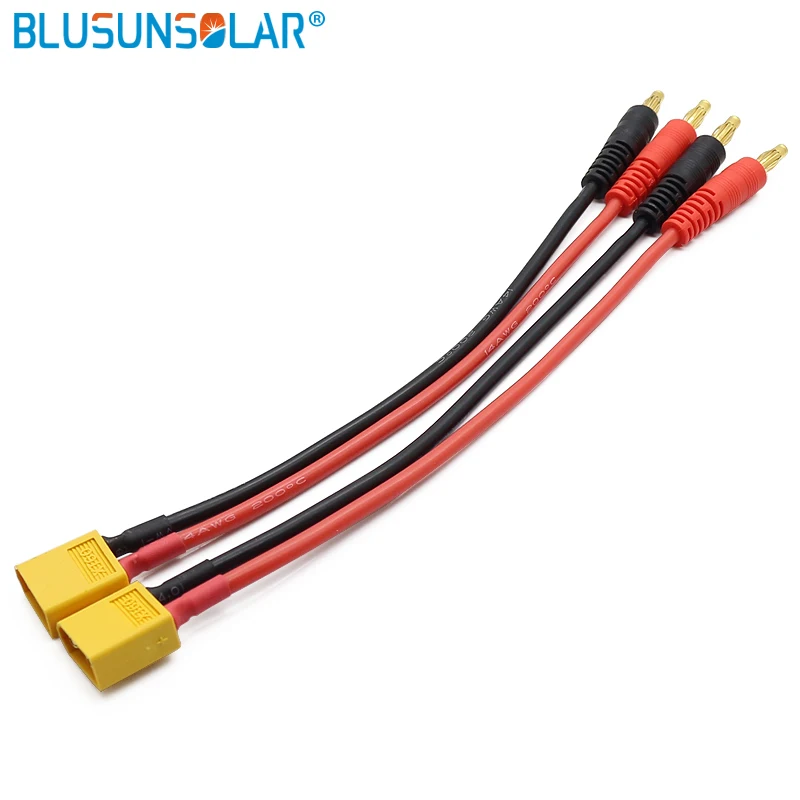 RC XT60 XT90 lipo кабель для зарядки аккумулятора до 4 0 разъем типа банан свинцовый заряд