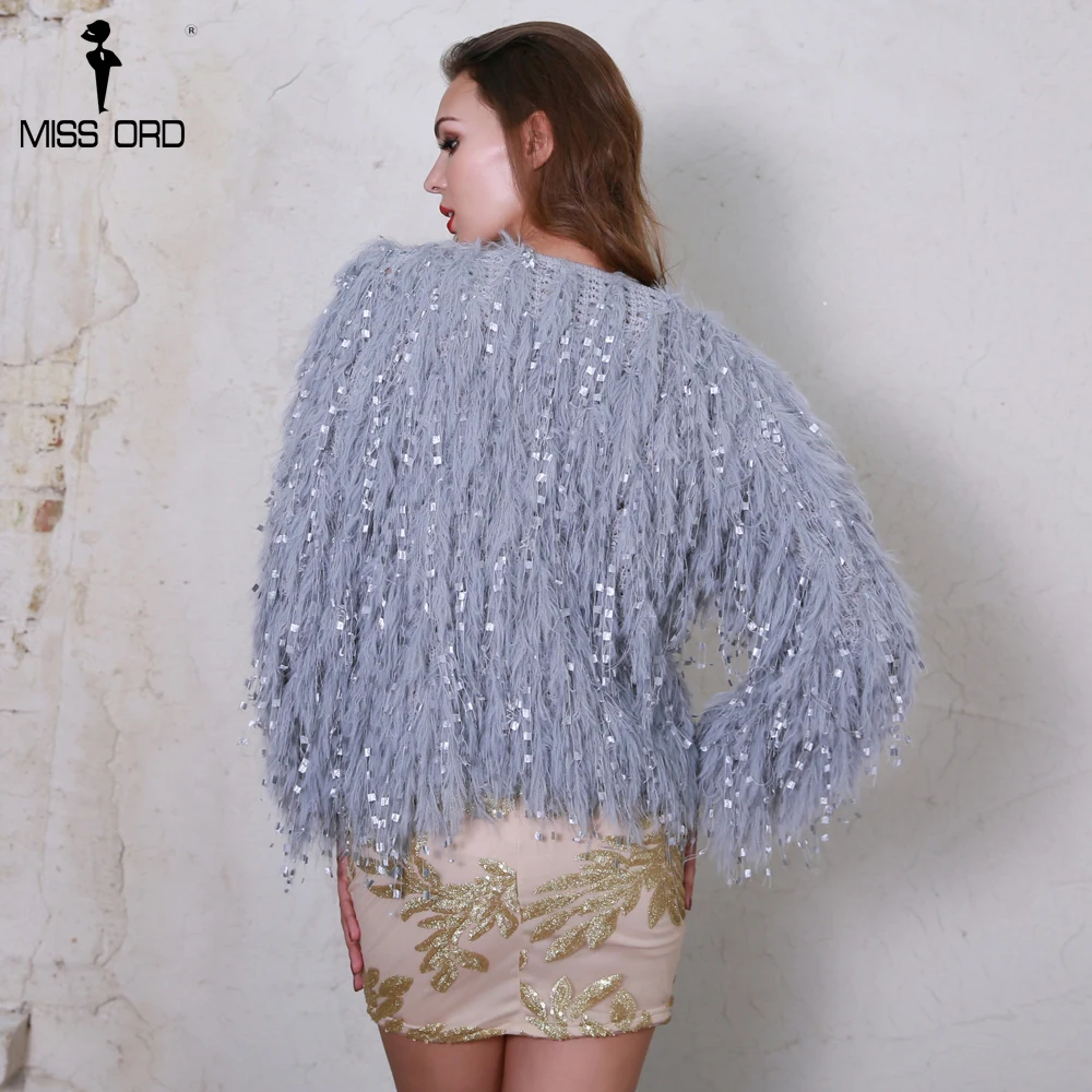 Missord 2020 Autumn And Winter Long Sleeve Cardigans Coat Tassel Loose Wool Sweater FT8676 |