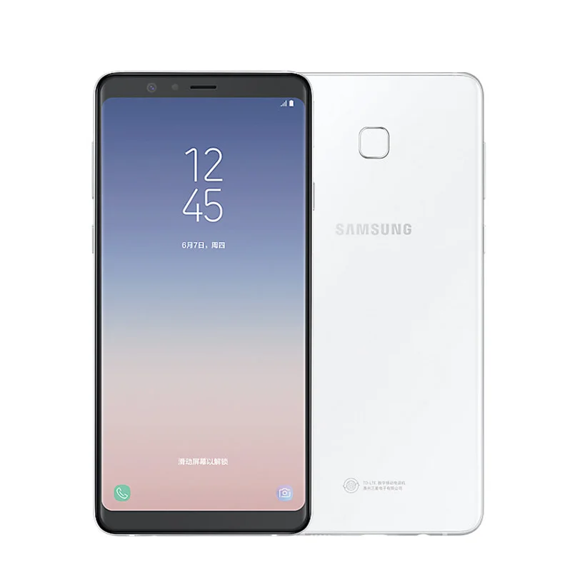 White Мобильный телефон samsung Galaxy A9 G8850 4G LTE 6," FHD экран 3700 мАч 4 Гб+ 64 Гб Восьмиядерный фронтальная камера 24MP Android мобильный телефон - Цвет: White