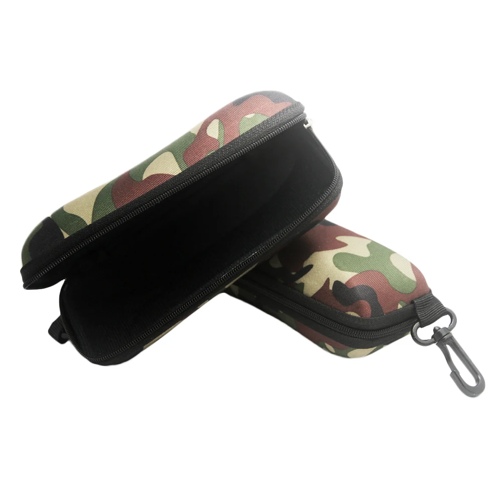 

10pcs 2018 Fashion Zipper Glasses Case Women Men Optical Glasses Box Camouflage Myopia Eyeglasses Cases Eyewear Holders YJ565