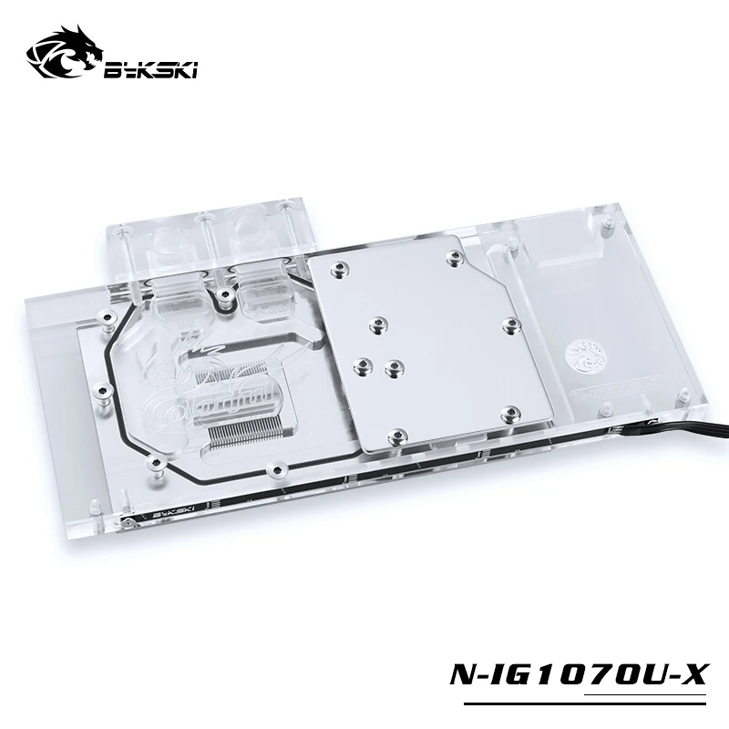 Водяной блок BYKSKI для цветных моделей GTX1070/1060 полное покрытие графическая карта