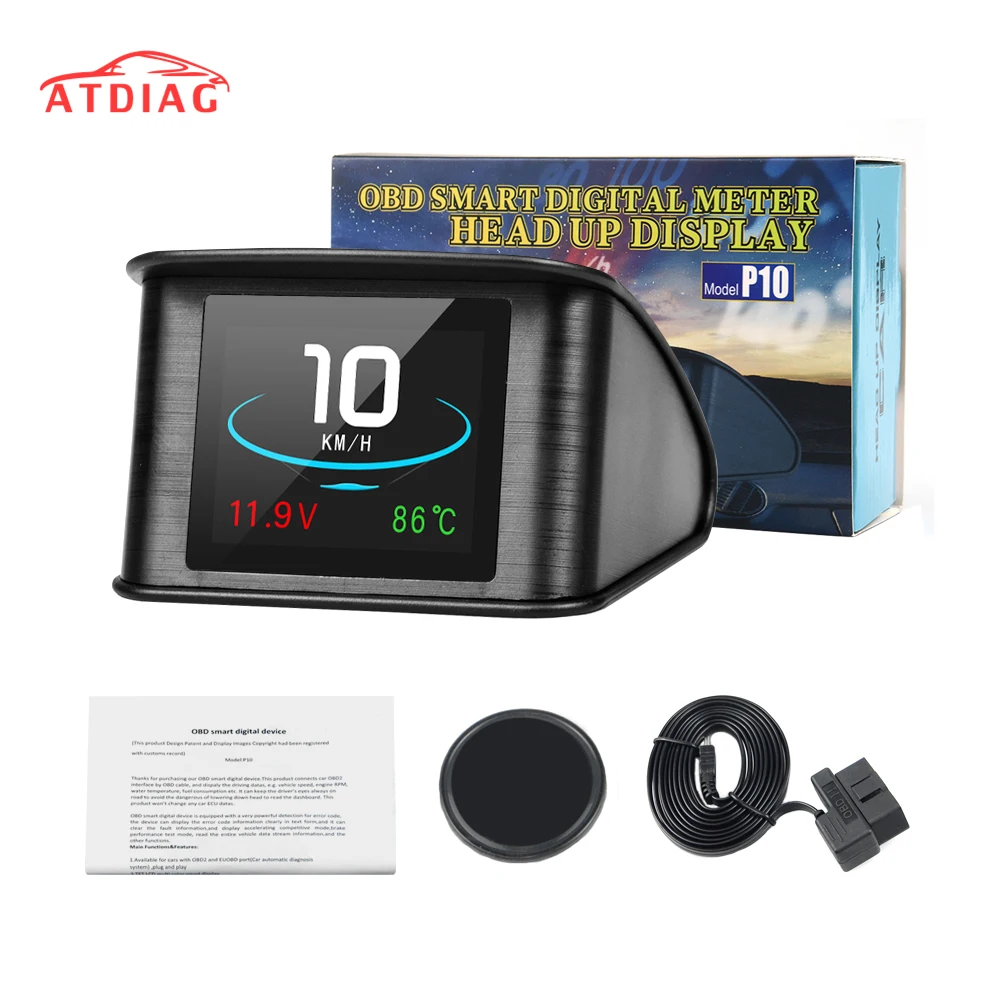 Hud GPS OBD компьютерный автомобильный проектор скорости цифровой спидометр Дисплей