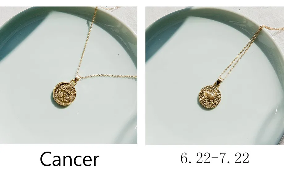 1 шт. Знак зодиака ожерелье 12 Созвездие ожерелье s Небесный Keepsake ювелирные изделия Дева Телец Leo Близнецы Bijoux Femme Мода