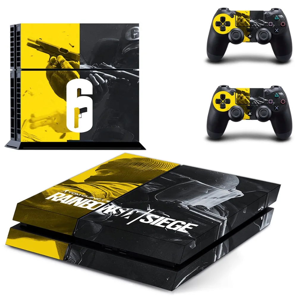 Наклейка Tom Clancy's Rainbow Six Блокировка PS4 наклейка для консоли PlayStation 4 и 2