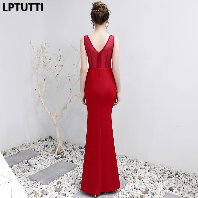 LPTUTTI Beading New For Women Elegant Date Ceremony Party Prom Gown Formal Gala Events Luxury Long Evening Dresses | Свадьбы и
