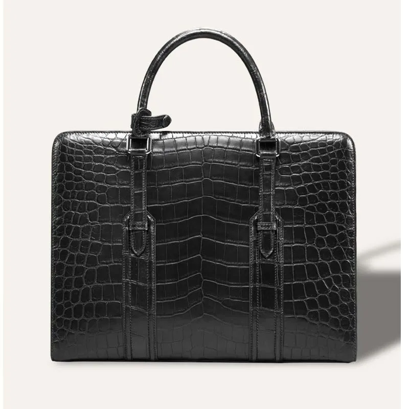 

cestbeau African imports Nile crocodile crocodile skin man bag belly handbag belt decoration leather briefcase