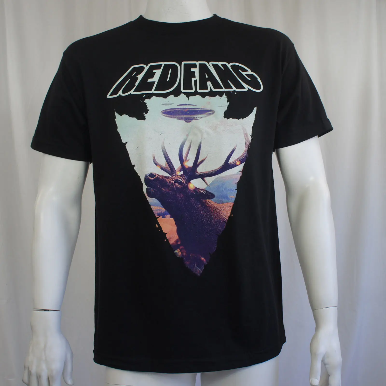 Аутентичные красный Клык группа родной Arrowhead лося Футболки S M L XL 2XL 3XL Новый 2018