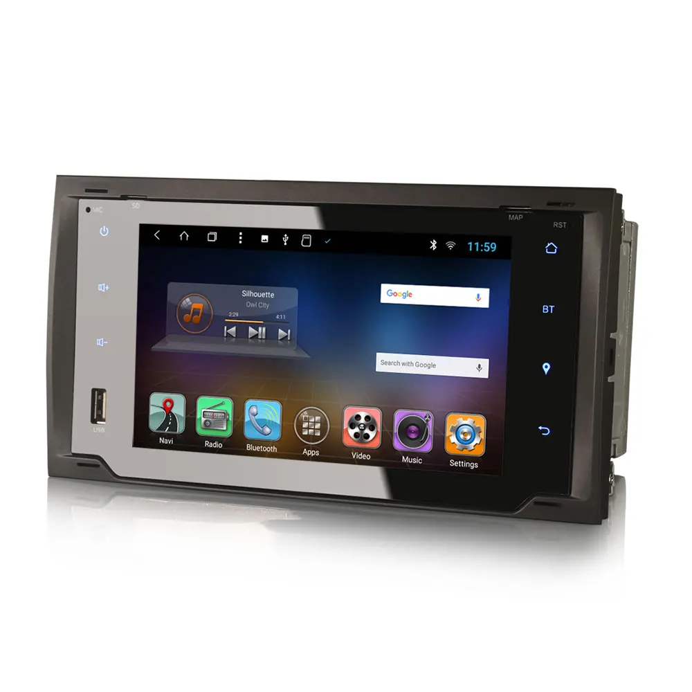 7 &quotAndroid 8 1 OS автомобильный мультимедийный навигатор gps радио для Ford Transit 2005-2011 и