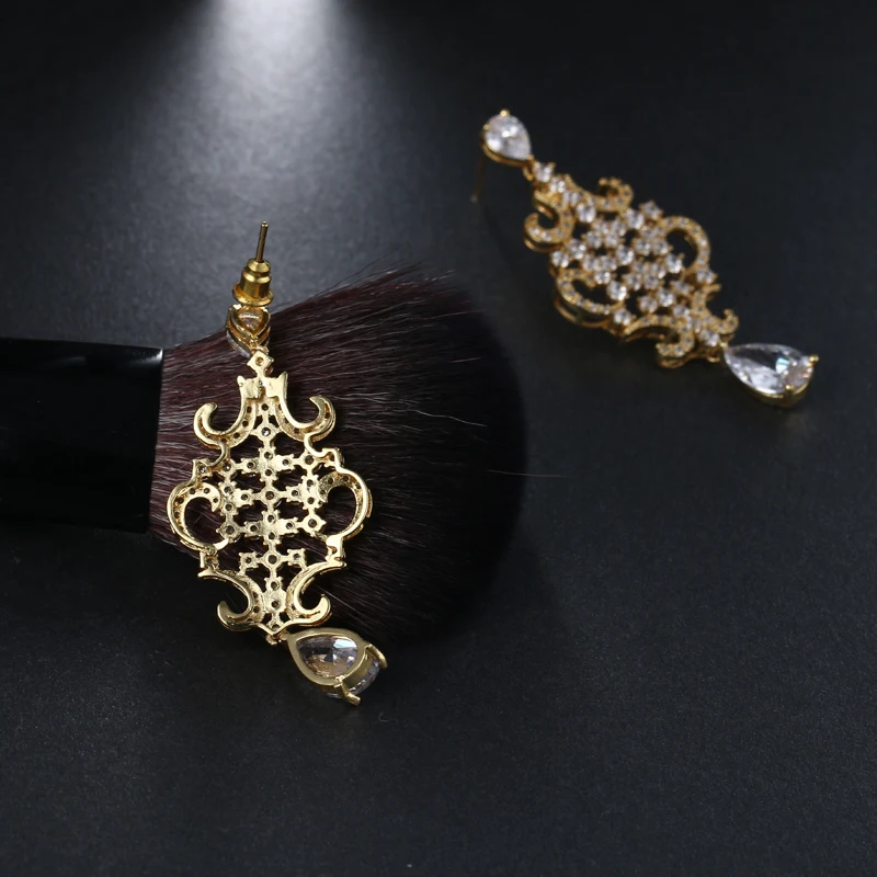 Женские серьги-капли EMMAYA длинные серьги с кристаллами из фианита класса ААА +