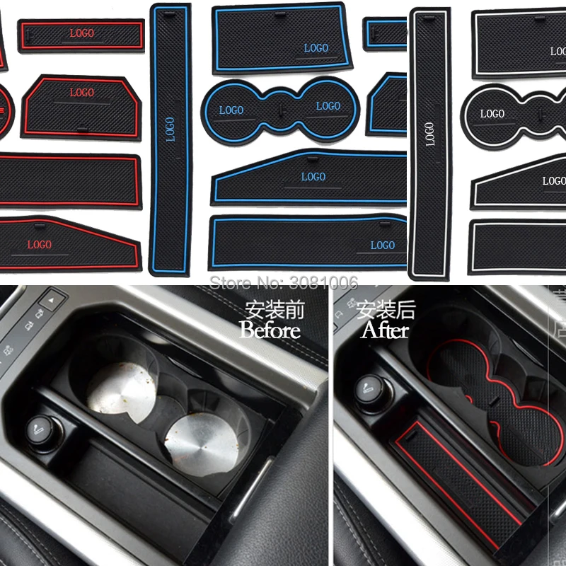 Нескользящие для Land Range Rover Evoque 2012 2015 со словами в автомобильных наклейках дверная