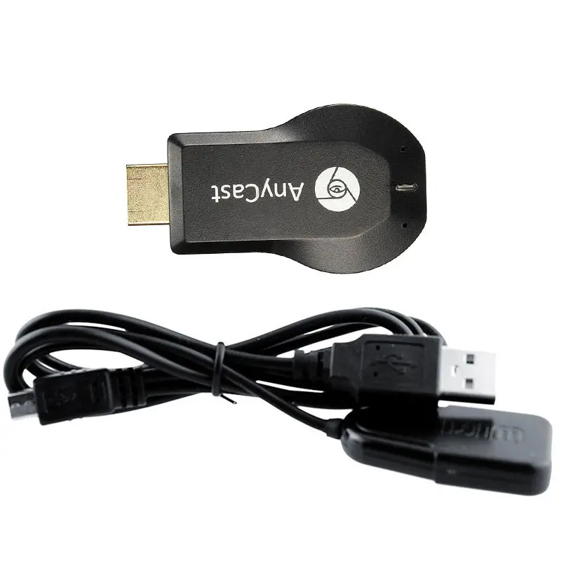 ТВ-приемник AnyCast M2 Plus 2 Wi-Fi хромированный | Электроника