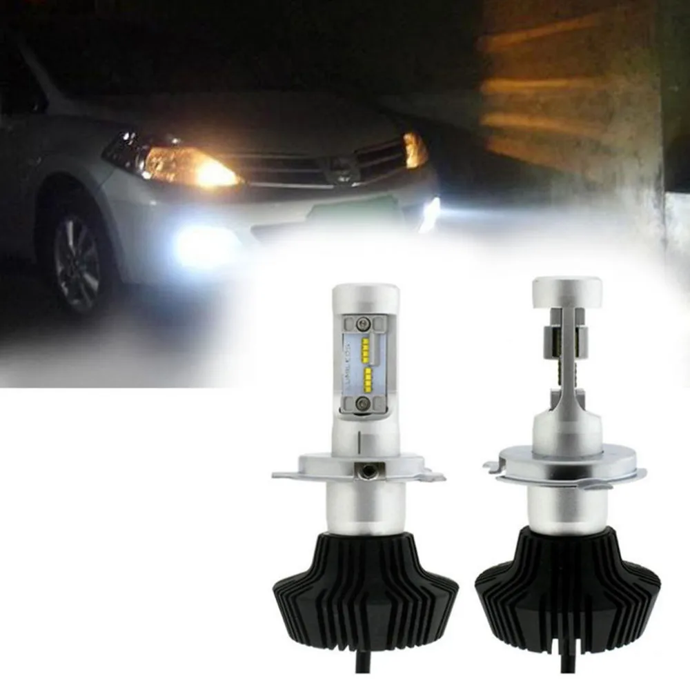H4 светодиодный фары лампы 120 Вт 9000LM 6500 к H/L двухлучевой 9003 HB2 фар Conversion Kit супер Canbus