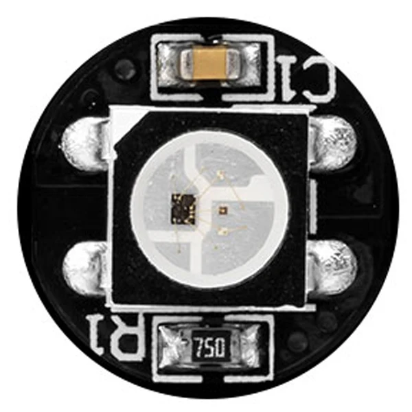 black led black PCB 10~ 200 шт. WS2812B RGB светодиодный чип с теплоотводом 10 мм* 3 мм черный/белый PCB SK6812 5050 SMD светодиодный RGBW RGBWW Светодиодная лента DC5V - Испускаемый цвет: black led black PCB