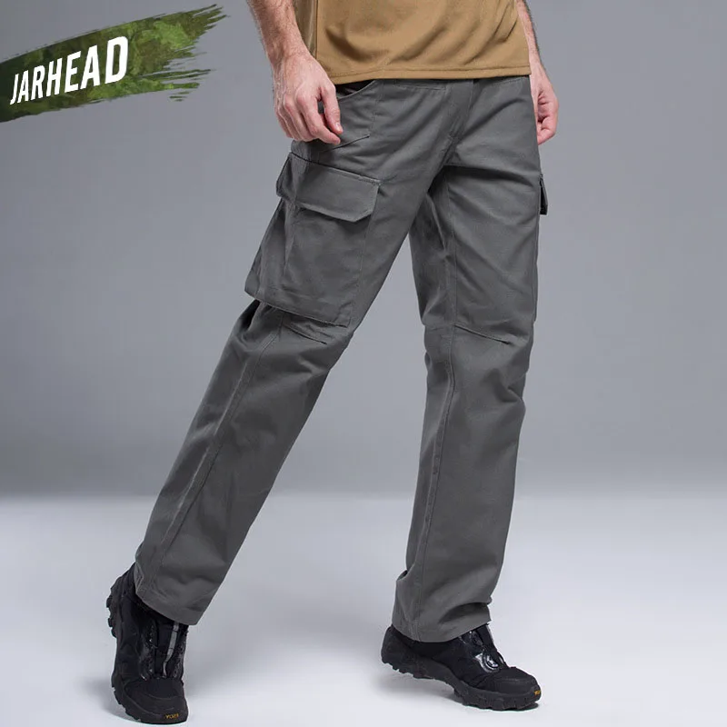 Calças da Carga dos Homens de Combate Militar do Exército Bolsos de Algodão Calças de Paintball Cidade Golpe Tático Calças Stretch Militar S-3xl