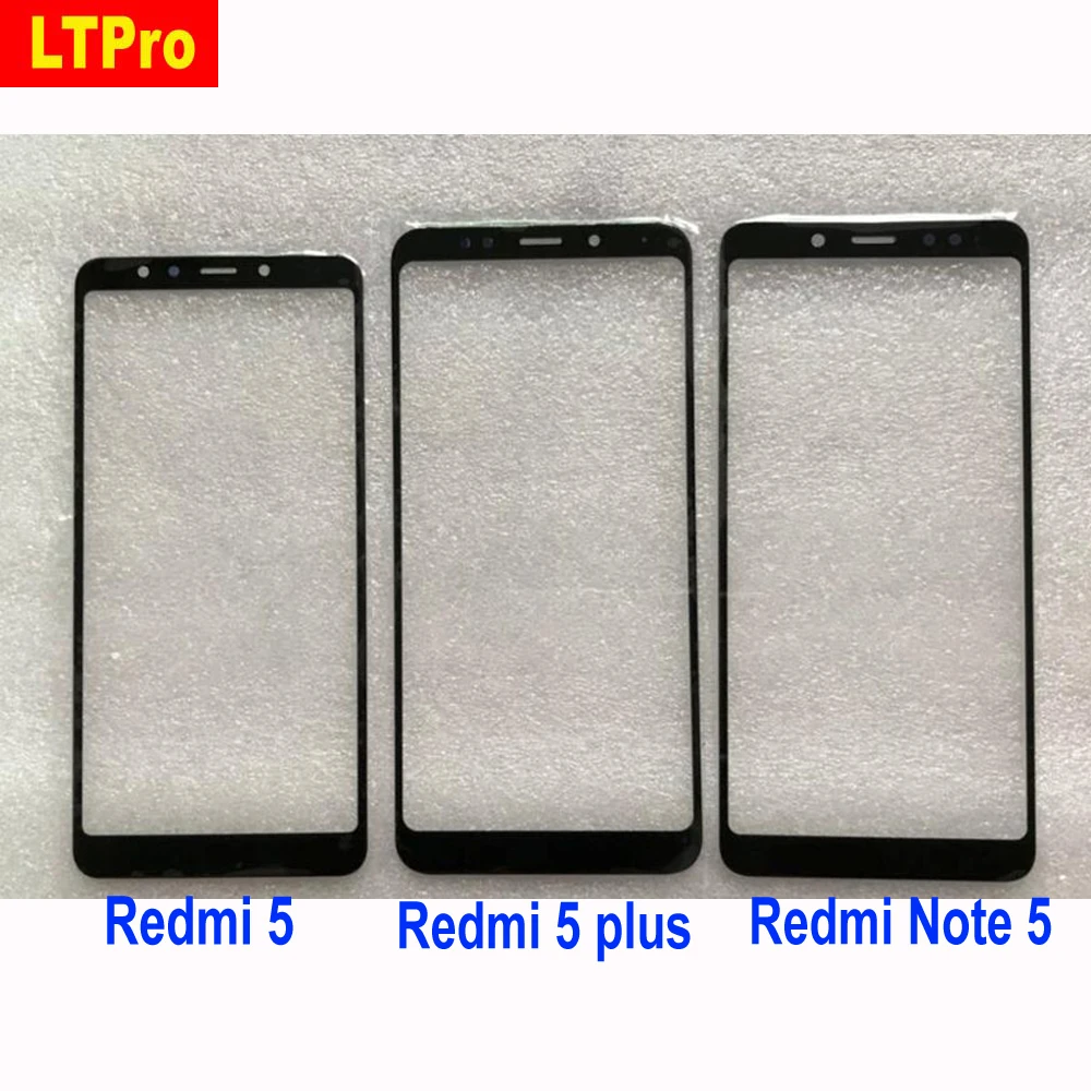 LTPro белая/черная внешняя стеклянная линза сенсорная панель экран для Xiaomi Redmi 5 /5 Plus