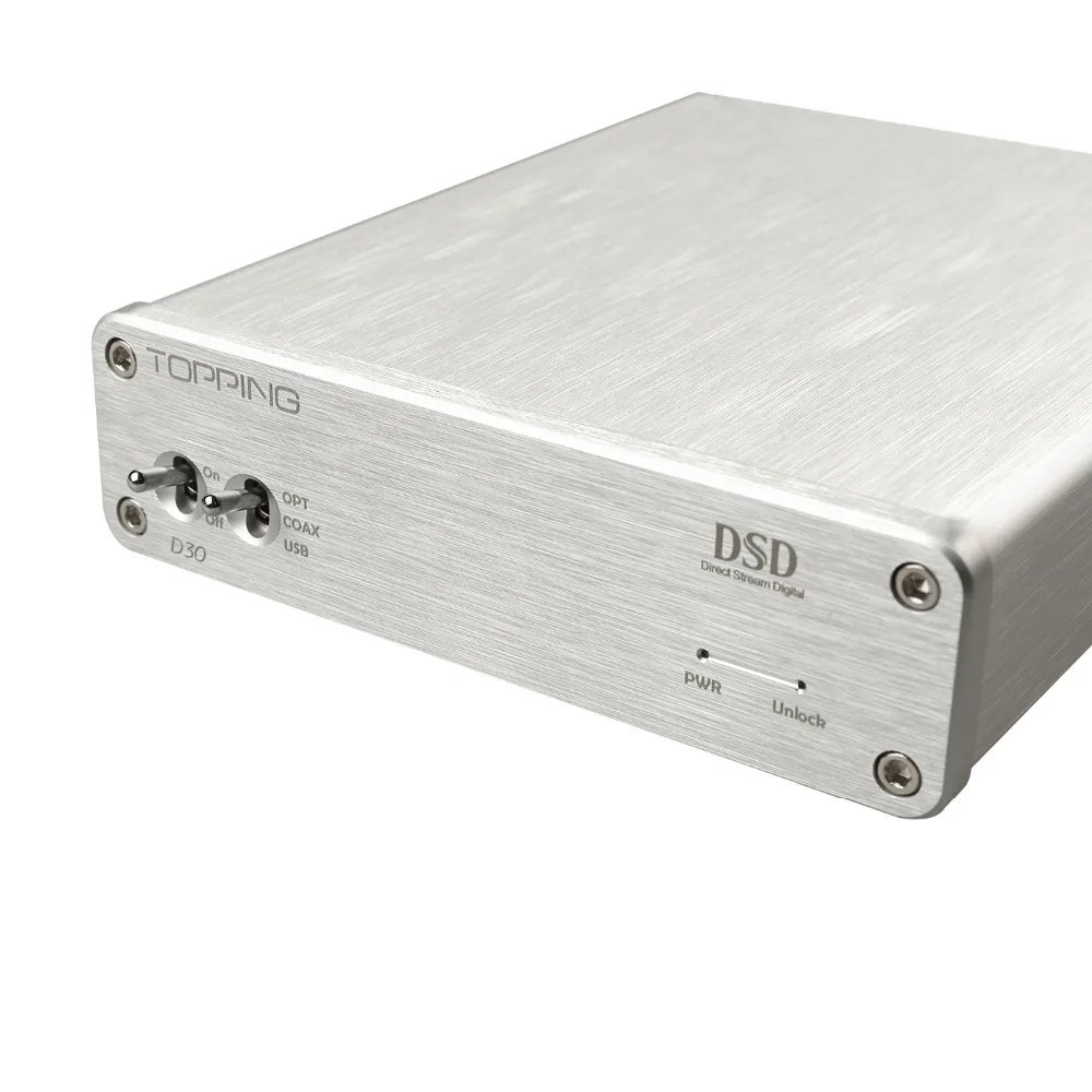 TOPPING D30 DSD аудио декодер USB DAC коаксиальный Оптический волокно XMOS CS4398 24 бит 192 кГц