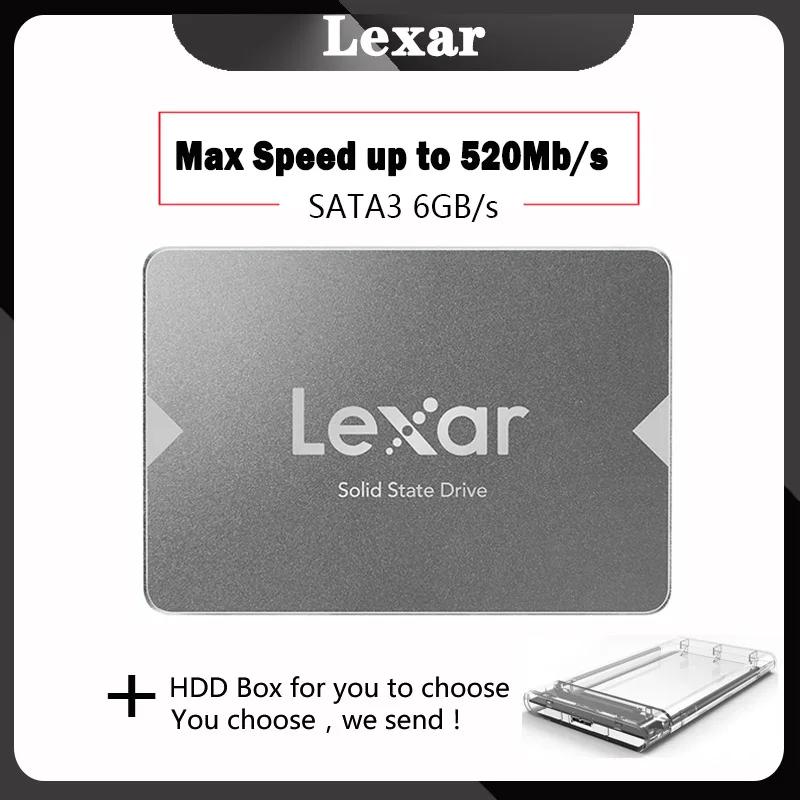 

Lexar SATA SSD HDD 550 МБ/с. 120G 240G 480G 128G 256G 512G SATA3.0 2,5 "Внутренний твердотельный накопитель Жесткий диск для ноутбука