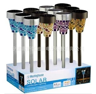 Светодиодный фсветильник рь из нержавеющей стали на солнечной батарее