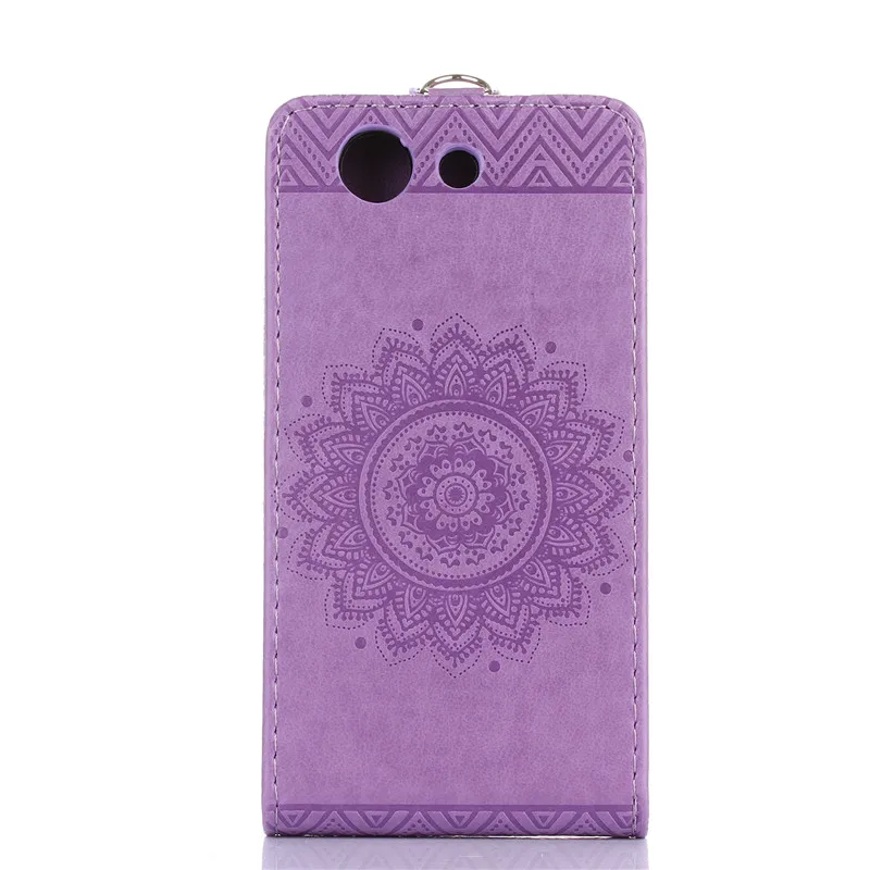 Кожаный чехол книжка для Sony Xperia Z3 компактный D5803 D5833 4 6 дюйма бумажник с подставкой